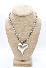 Load image into Gallery viewer, Simple Silver Pendant Convertible Silver Chain Necklace