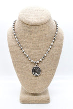 Load image into Gallery viewer, Dandelion Pendant Convertible Silver Chain Necklace