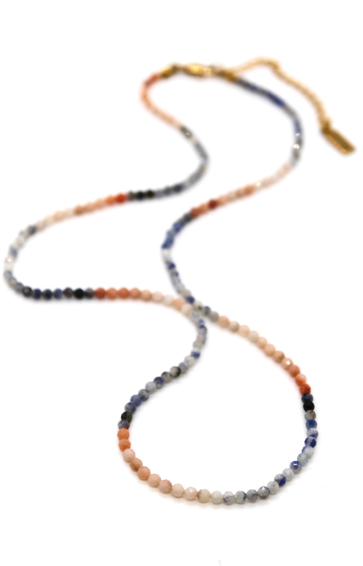 Short Gradient Stone Necklace - N9-200G4