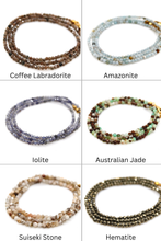 Load image into Gallery viewer, Florida State Mini Stone Gold Charm Necklace