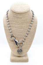 Load image into Gallery viewer, Dandelion Pendant Convertible Silver Chain Necklace