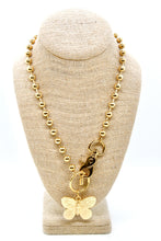 Load image into Gallery viewer, Gold Butterfly Convertible Gold Chain Necklace