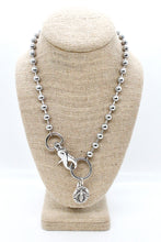 Load image into Gallery viewer, Bee Pendant Convertible Silver Chain Necklace