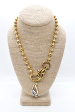 Load image into Gallery viewer, Daisy Cutout Pendant Convertible Gold Chain Necklace