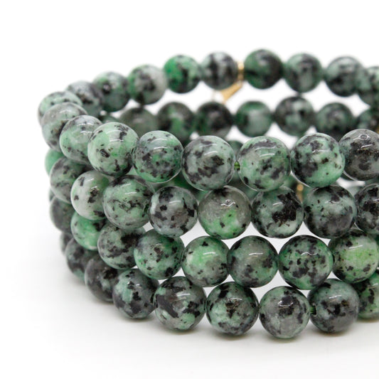 African Pine 8mm Stretch Bracelet -Stone Collection-