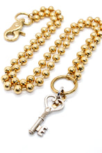 Load image into Gallery viewer, Silver Key Necklace to Wear Short or Long - N2-1008GD