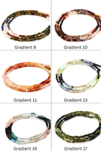 Load image into Gallery viewer, Nevada State Mini Stone Gold Charm Necklace