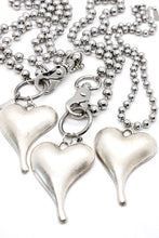 Load image into Gallery viewer, Simple Silver Pendant Convertible Silver Chain Necklace