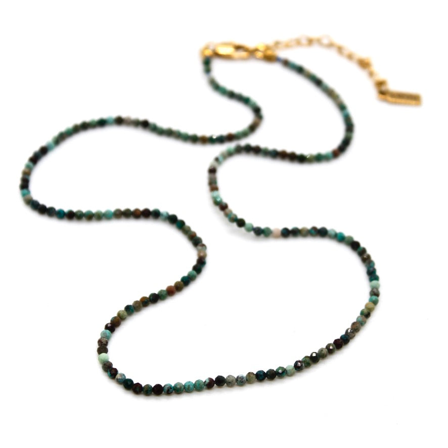 Short Mini Phoenix Turquoise Stone Necklace - N9-200PT