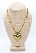 Load image into Gallery viewer, Simple Brass Pendant Convertible Gold Chain Necklace