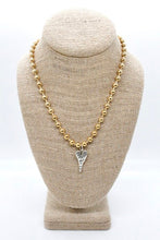 Load image into Gallery viewer, Mini Heart Charm Gold Chain Necklace