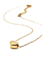 Load image into Gallery viewer, 24K Gold Plate Single Heart Necklace -French Flair Collection- N2-2028