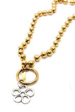 Load image into Gallery viewer, Small Silver Flower Necklace to Wear Short or Long - N2-1021g