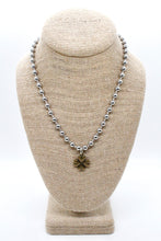 Load image into Gallery viewer, Mini Nature Flower Charm Silver Chain Necklace