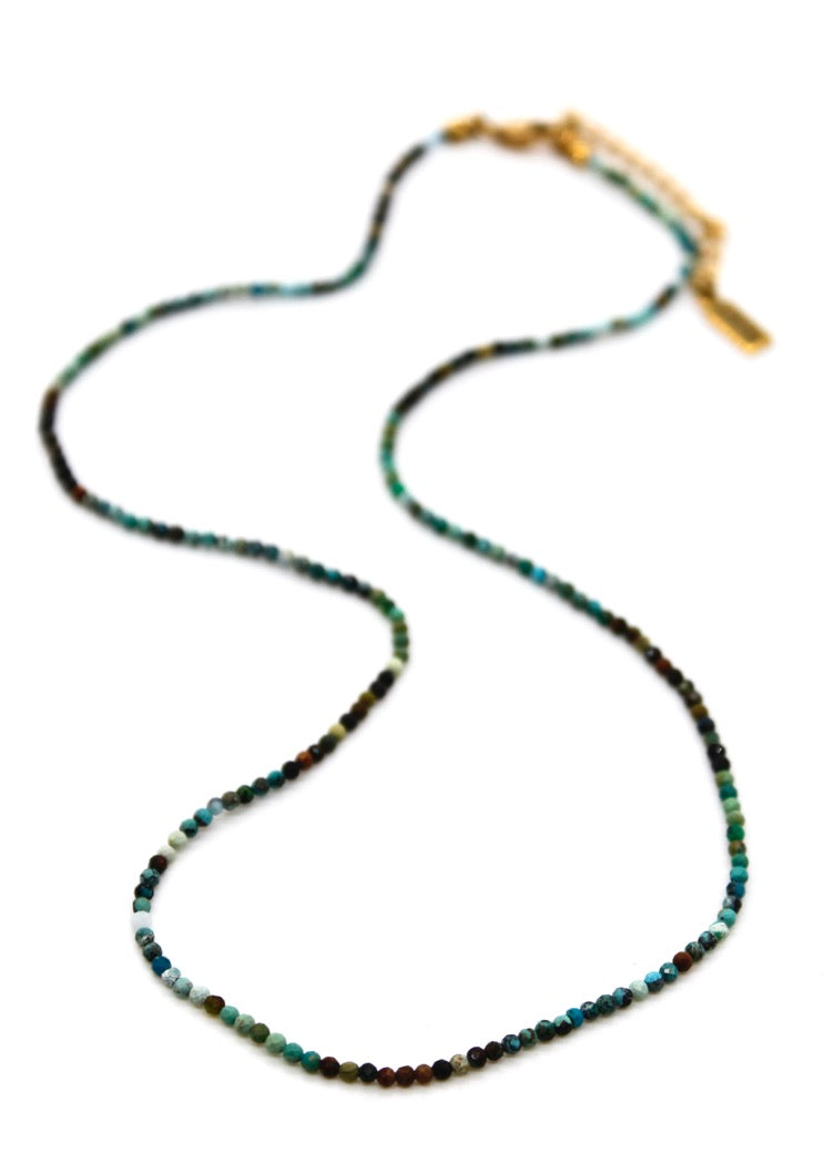 Short Gradient Stone Necklace - N9-200G8