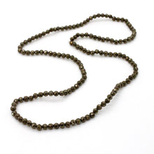 Load image into Gallery viewer, Faceted Pyrite Stretch Short Necklace or Bracelet - NS-PY