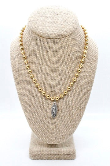 Mini Bird Charm Gold Chain Necklace