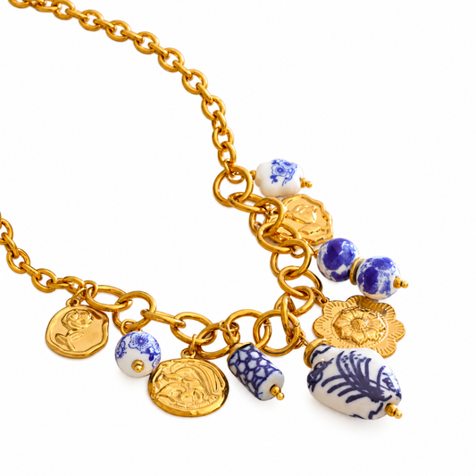 Sample Sale Item - Flower Charm Necklace - SS15