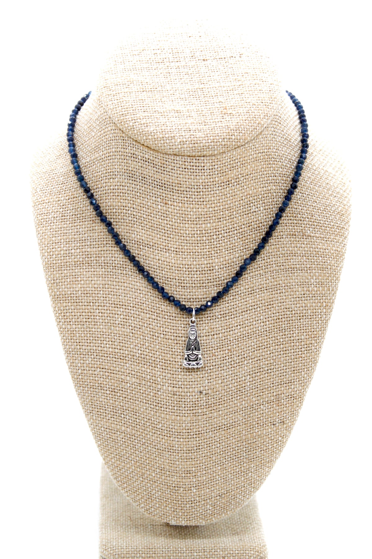 Buddha Necklace 38 - Sapphire