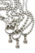 Load image into Gallery viewer, Little Rabbit Convertible Silver Chain Necklace