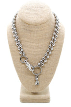 Load image into Gallery viewer, Little Rabbit Convertible Silver Chain Necklace