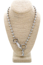 Load image into Gallery viewer, Little Rabbit Convertible Silver Chain Necklace