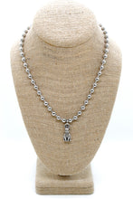 Load image into Gallery viewer, Little Rabbit Convertible Silver Chain Necklace