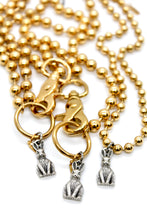 Load image into Gallery viewer, Little Rabbit Convertible Gold Chain Necklace
