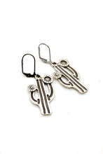 Load image into Gallery viewer, Artsy Cactus Convertible Silver Chain Necklace