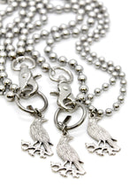 Load image into Gallery viewer, Silver Raven Convertible Silver Chain Necklace