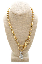 Load image into Gallery viewer, Silver Raven Convertible Gold Chain Necklace