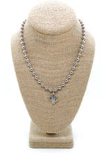 Load image into Gallery viewer, Flowering Cactus Convertible Silver Chain Necklace