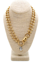 Load image into Gallery viewer, Flowering Cactus Convertible Gold Chain Necklace