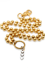 Load image into Gallery viewer, Triple Heart Charm Convertible Gold Chain Necklace