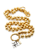 Load image into Gallery viewer, Artsy Silver Charm Convertible Gold Chain Necklace