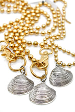 Load image into Gallery viewer, Luxury Seashell Charm Convertible Gold Chain Necklace
