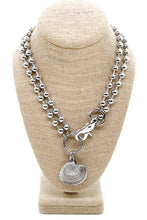 Load image into Gallery viewer, Luxury Seashell Charm Convertible Silver Chain Necklace