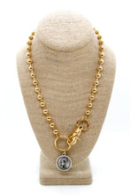 Load image into Gallery viewer, Seahorse Charm Convertible Gold Chain Necklace