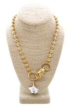 Load image into Gallery viewer, Gingko Leaf Charm Convertible Gold Chain Necklace