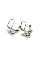 Load image into Gallery viewer, Bird on Branch Charm Convertible Silver Chain Necklace