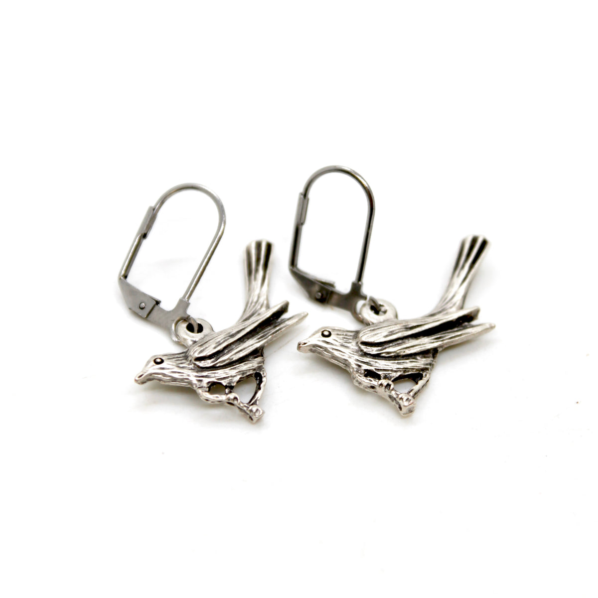 Bird on a Branch Charm Earrings - E9-22482