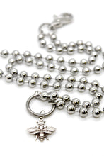 Load image into Gallery viewer, Queen Bee Convertible Silver Chain Necklace
