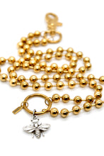Load image into Gallery viewer, Queen Bee Convertible Gold Chain Necklace