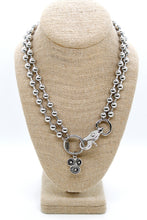 Load image into Gallery viewer, Coral Reef Charm Convertible Silver Chain Necklace
