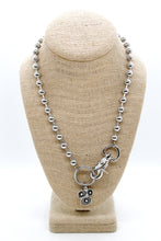 Load image into Gallery viewer, Coral Reef Charm Convertible Silver Chain Necklace