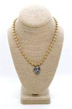 Load image into Gallery viewer, Coral Reef Charm Convertible Gold Chain Necklace