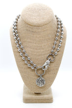 Load image into Gallery viewer, Desert Cactus Night Charm Convertible Silver Chain Necklace