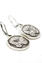 Load image into Gallery viewer, Butterfly Insect Charm Convertible Silver Chain Necklace