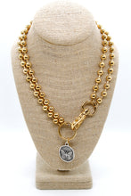 Load image into Gallery viewer, Butterfly Insect Charm Convertible Gold Chain Necklace
