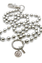 Load image into Gallery viewer, Mini Bee Charm Convertible Silver Chain Necklace